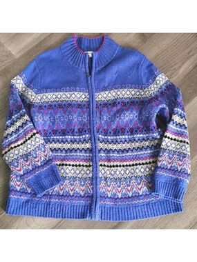Vintage Northern Reflections Icelandic Fairisle style sweater. Size XL. EUC